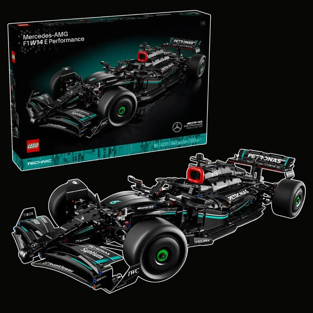 Formula 1 - Mercedes-AMG F1 W14 (1642 pieces)