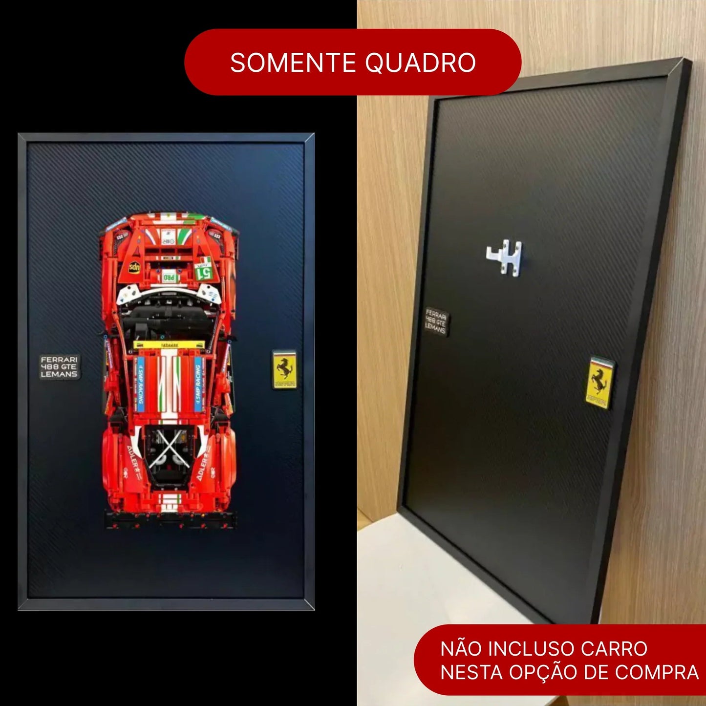 Carbon Fiber Frame - Ferrari 488 GTE