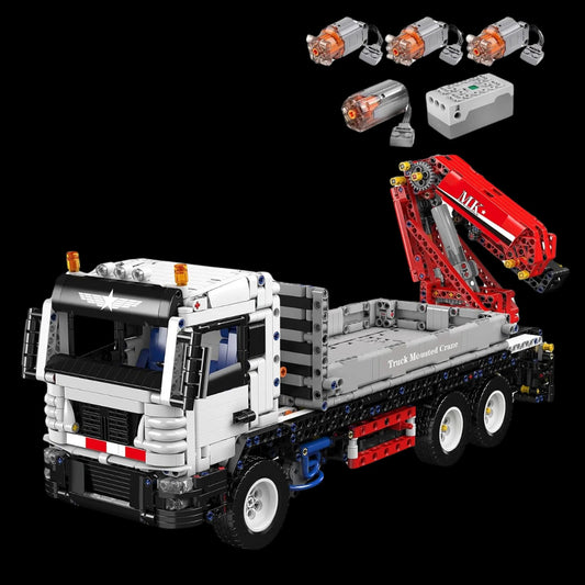 Cargo Truck and Crane (2530 pieces)