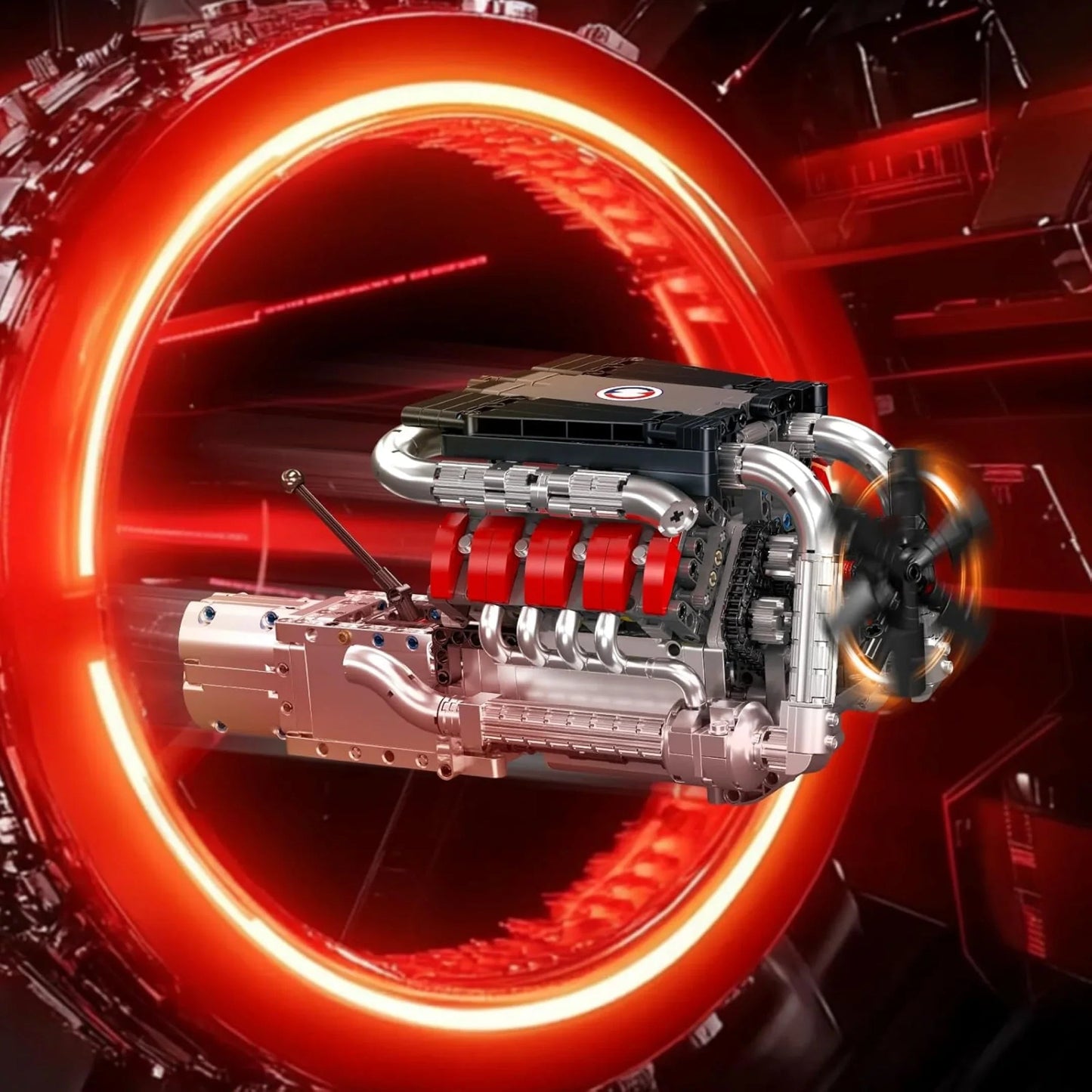 V8 Engine (1169 pieces)