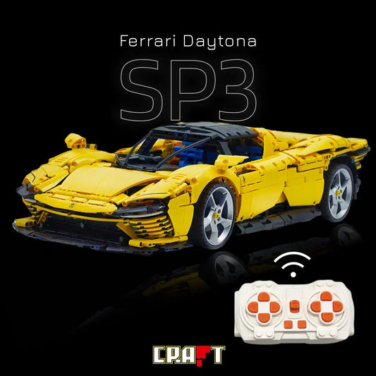 Ferrari Daytona SP3 Yellow (3778 pieces)