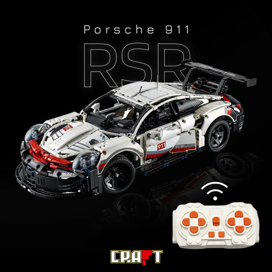 Porsche 911 RSR White (1580 pieces)