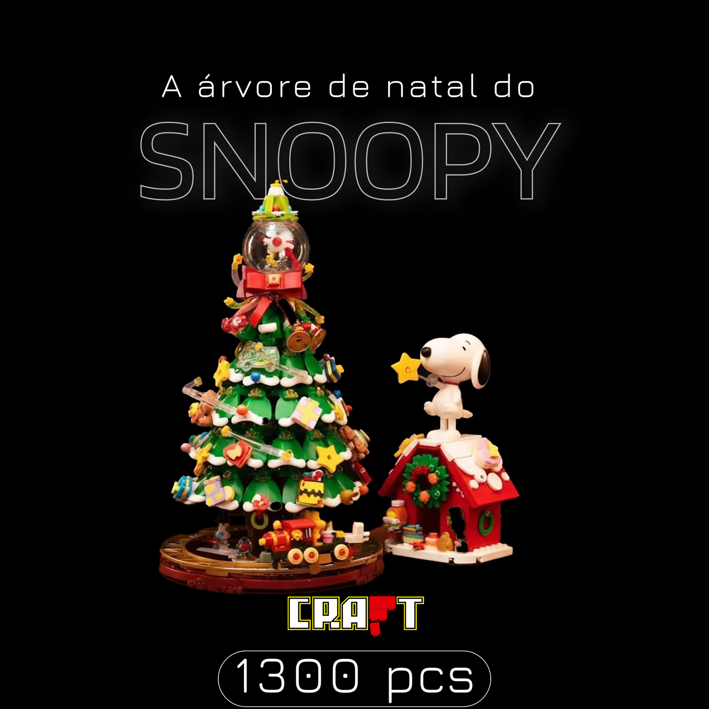 Snoopy's Christmas Tree (1300 pieces)