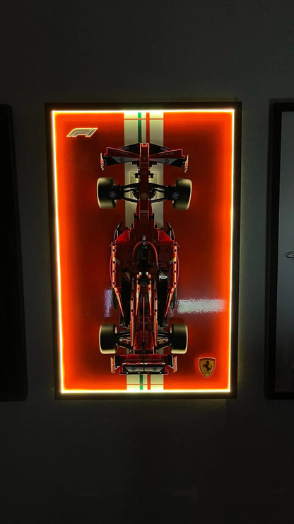 Acrylic Frame with LED 3500K and Rechargeable Battery