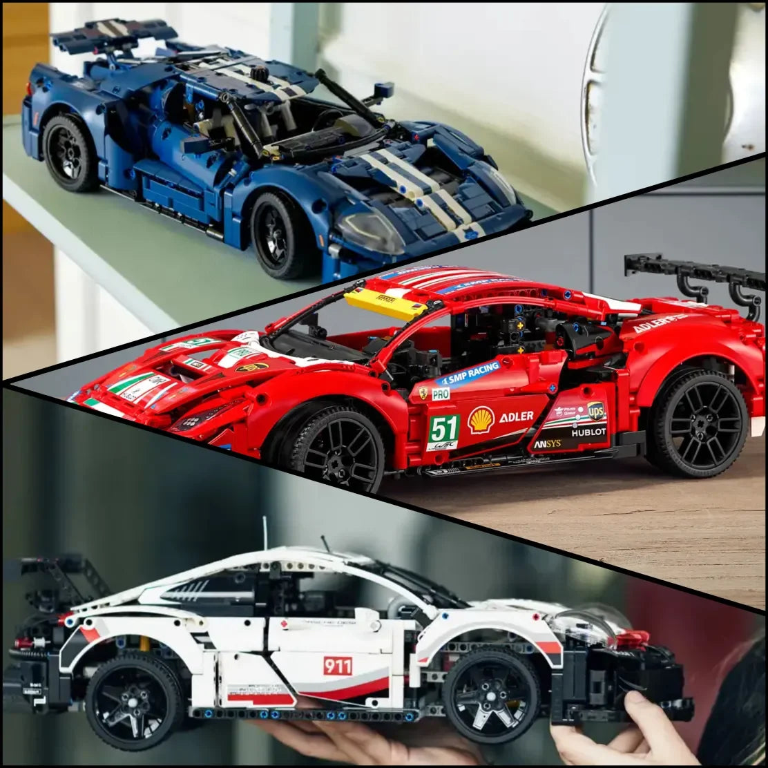 Buy Together! The Three Best-Selling Race Cars (Ferrari 488 GTE, Porsche 911 RSR, Ford GT)