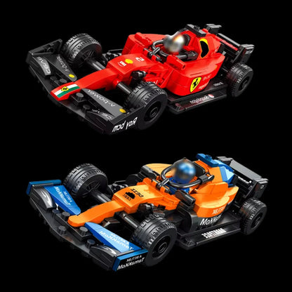 Buy Together! Four Formula 1 Miniatures + Four Race Drivers (Ferrari SF90, McLaren, Force India VJM10, Red Bull RB16B)