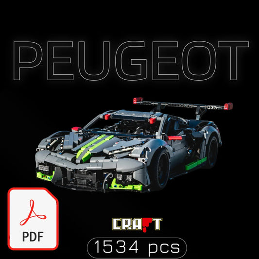 Acquire +1 Peugeot and transform it into a Corvette C8.R (PDF included)