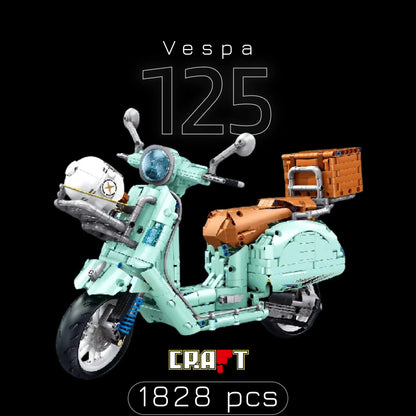 Vespa 125 (1828 pieces)