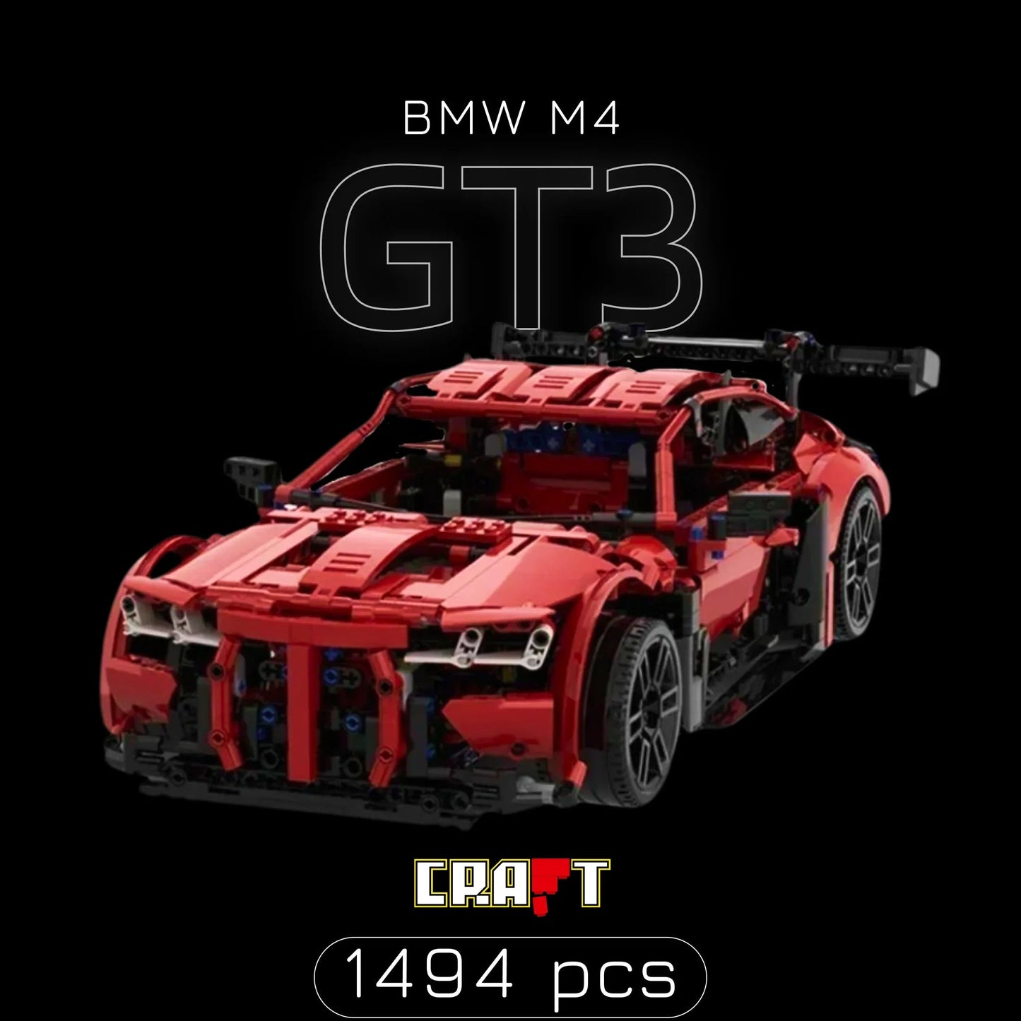 BMW M4 GT3 (1494 pieces)