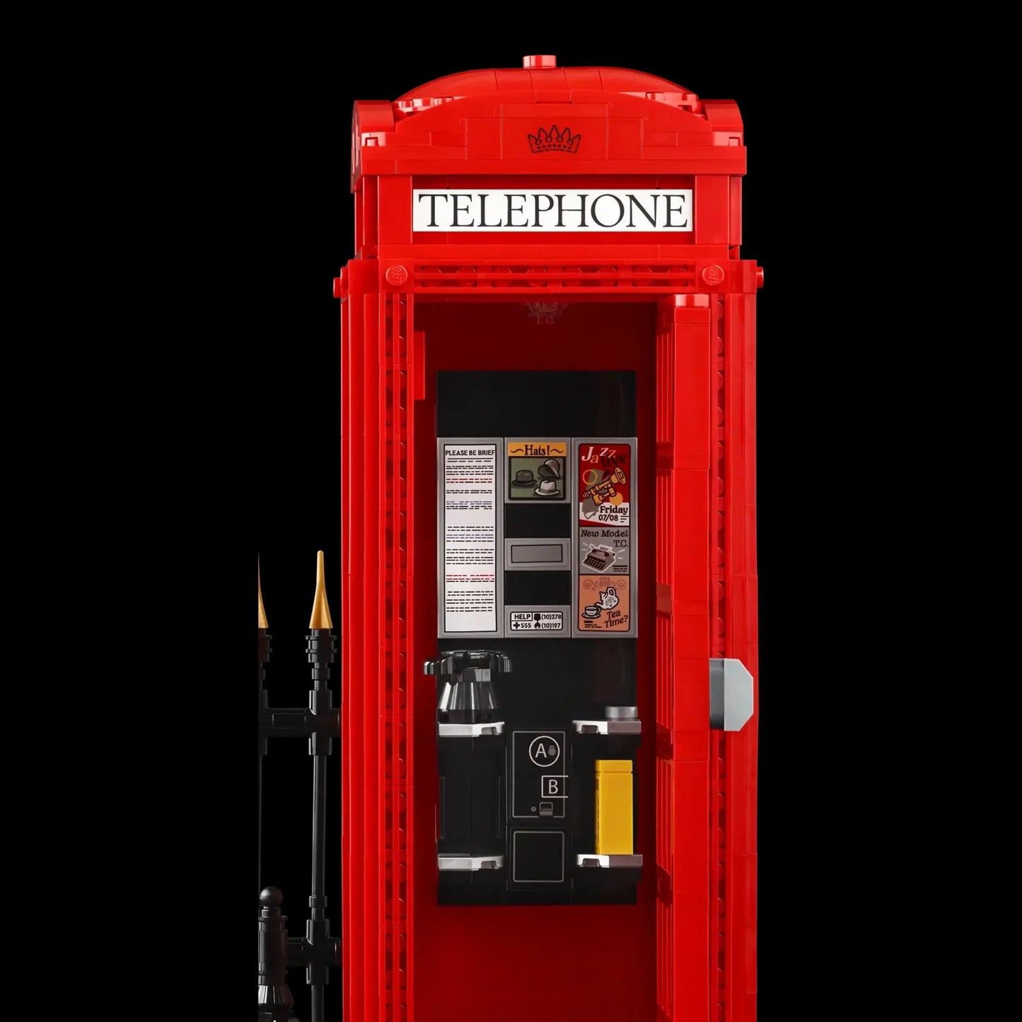 Red Telephone Box of London (1460 pieces)