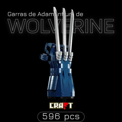 Wolverine's Adamantium Claws (596 pieces)