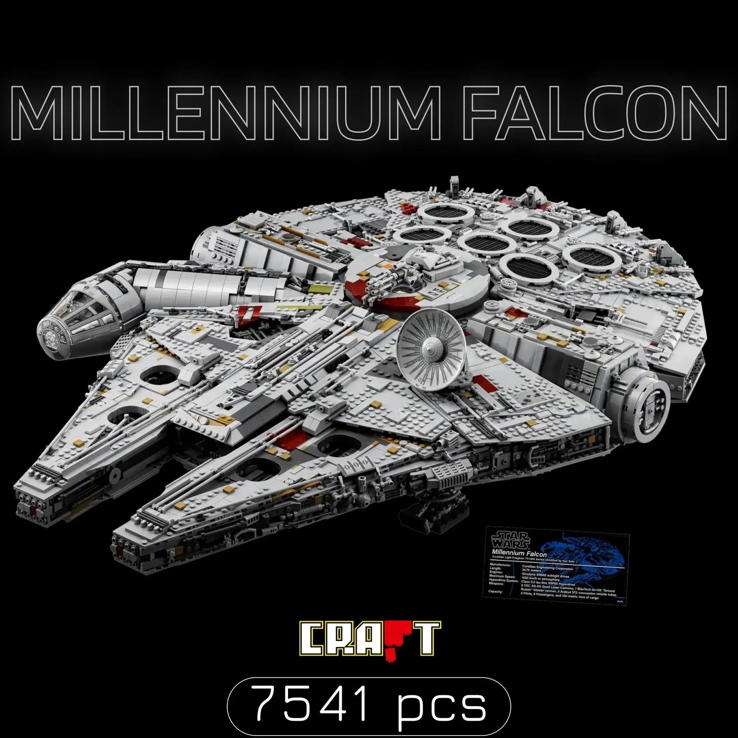 Millennium Falcon (7541 pieces)