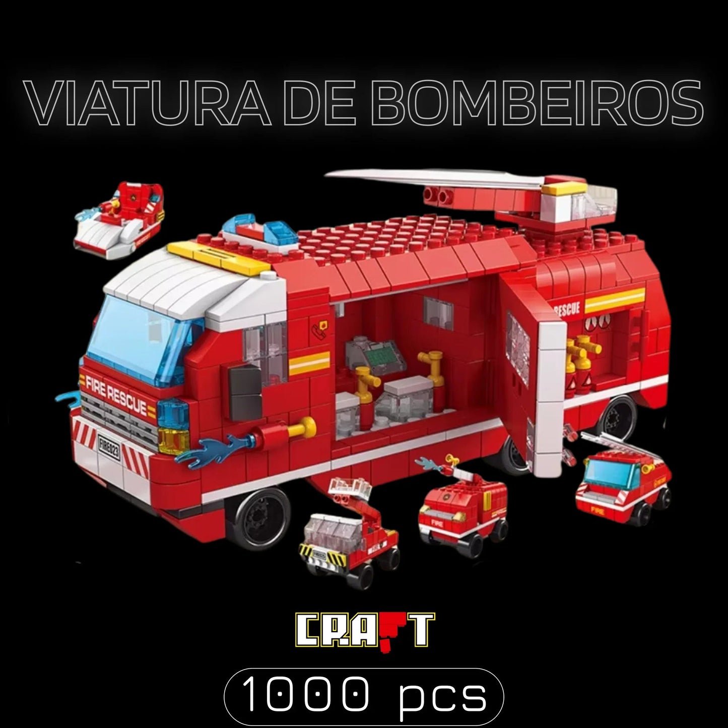 Fire Truck (1000 pieces)