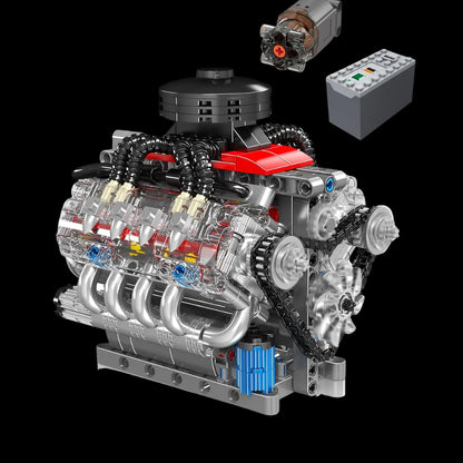 V8 Engine (487 pieces)