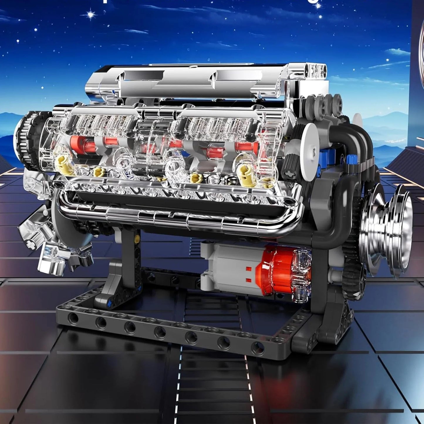 V8 Engine (535 pieces)