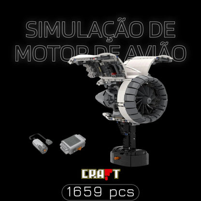 Airplane Engine (1659 pieces)