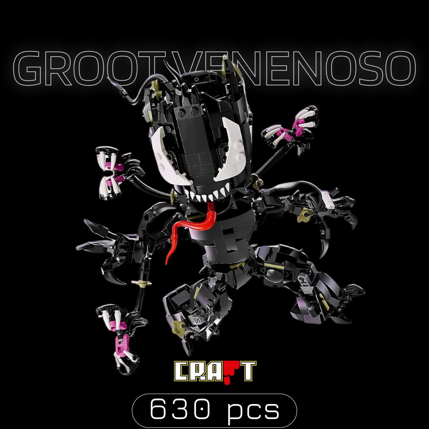 Venomous Groot (630 pieces)
