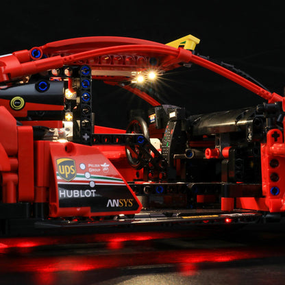 Lighting for the Ferrari 488 GTE