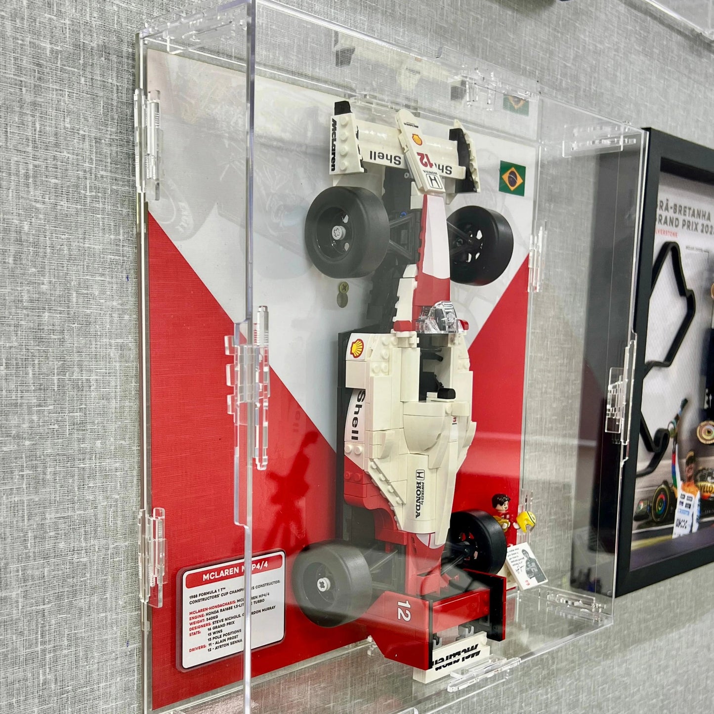 Acrylic Display for Ayrton Senna's McLaren MP4