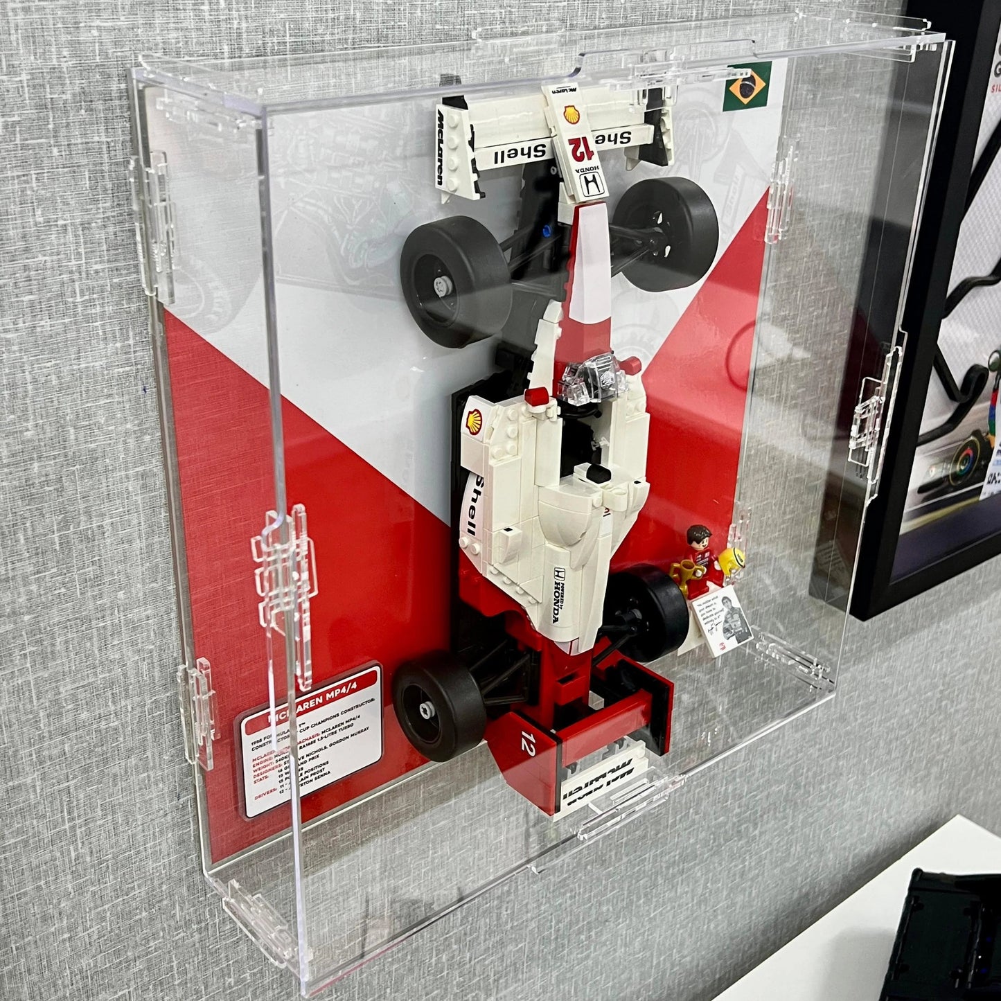 Acrylic Display for Ayrton Senna's McLaren MP4