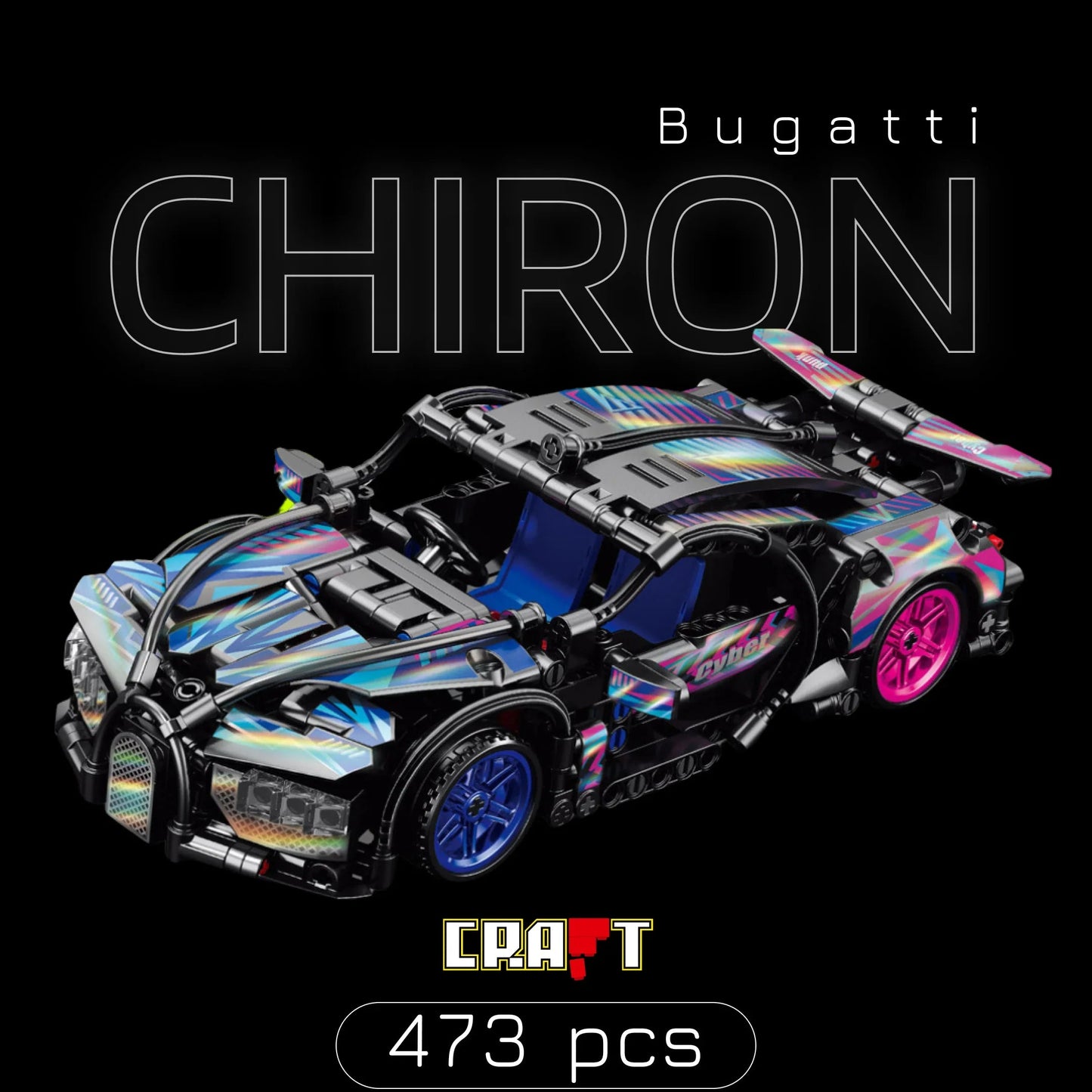 Bugatti Chiron (473 pieces)