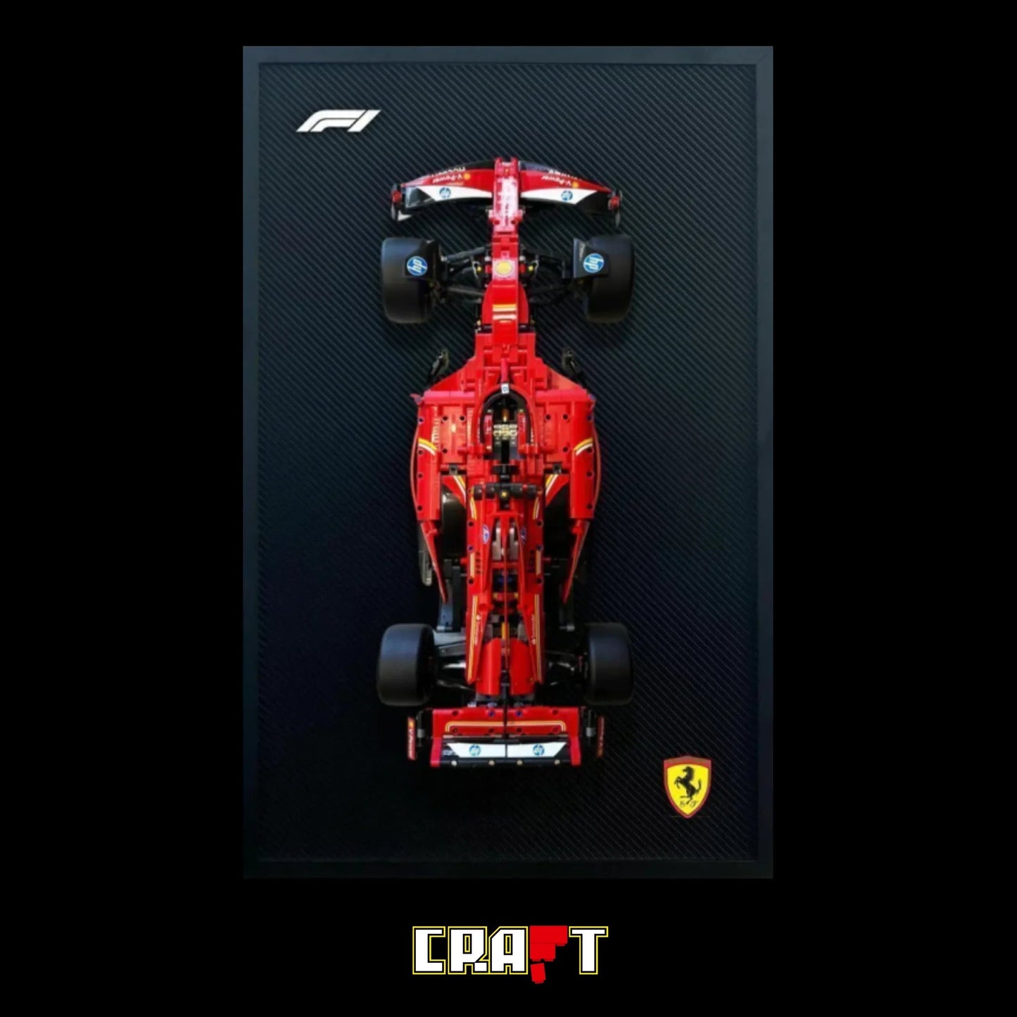 Carbon Fiber Frame - Formula 1 Ferrari SF24
