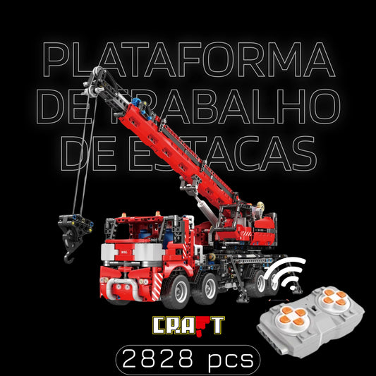 Remote Control Piling Work Platform (2828 pieces)