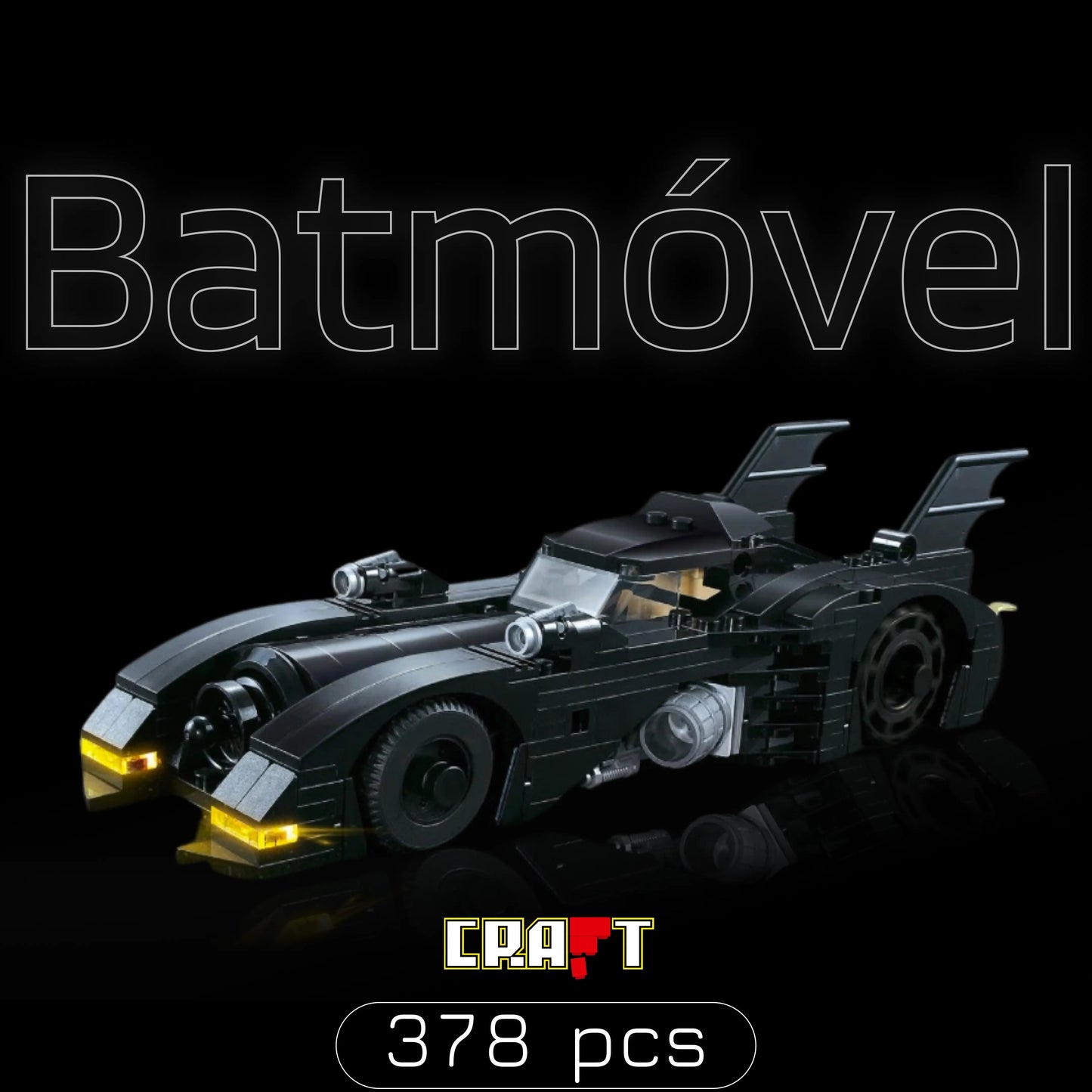 Batmobile - "The Batman's Car" (378 pieces)