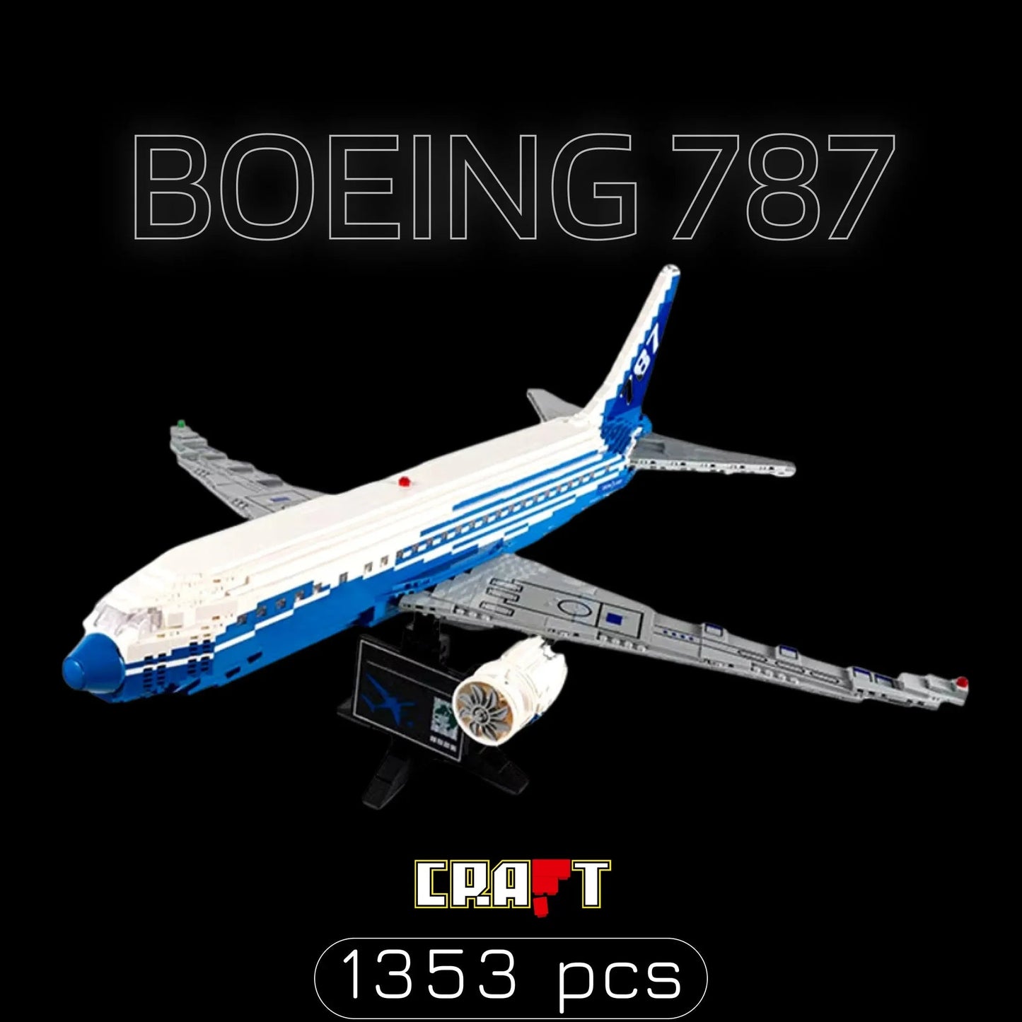 Boeing 787 (1353 pieces)