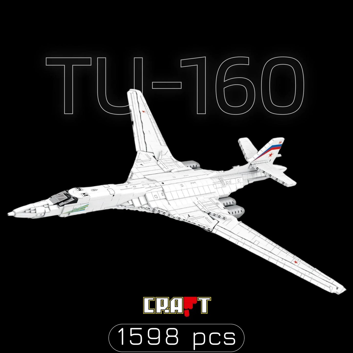 TU-160 Bomber (1598 pcs)