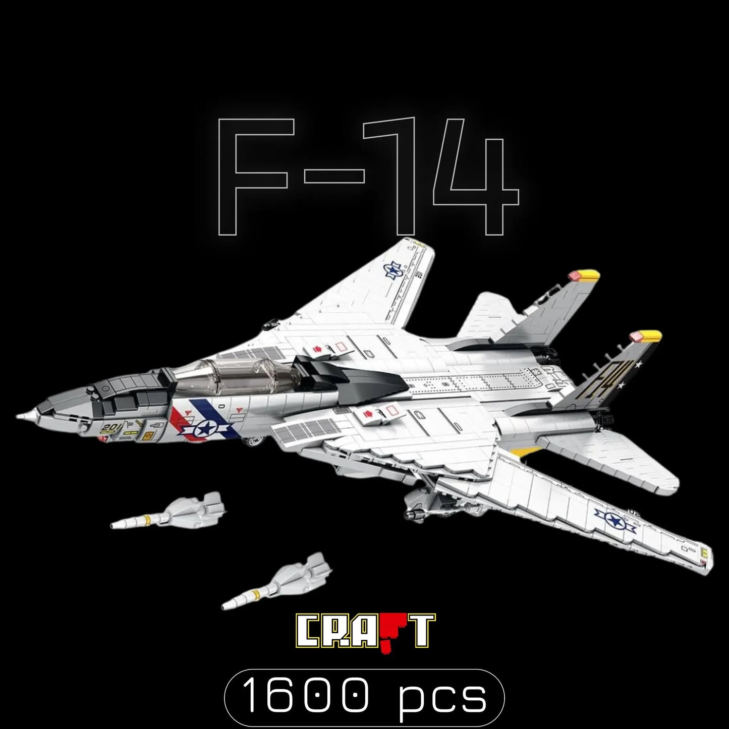 F-14 Fighter (1600 pcs)