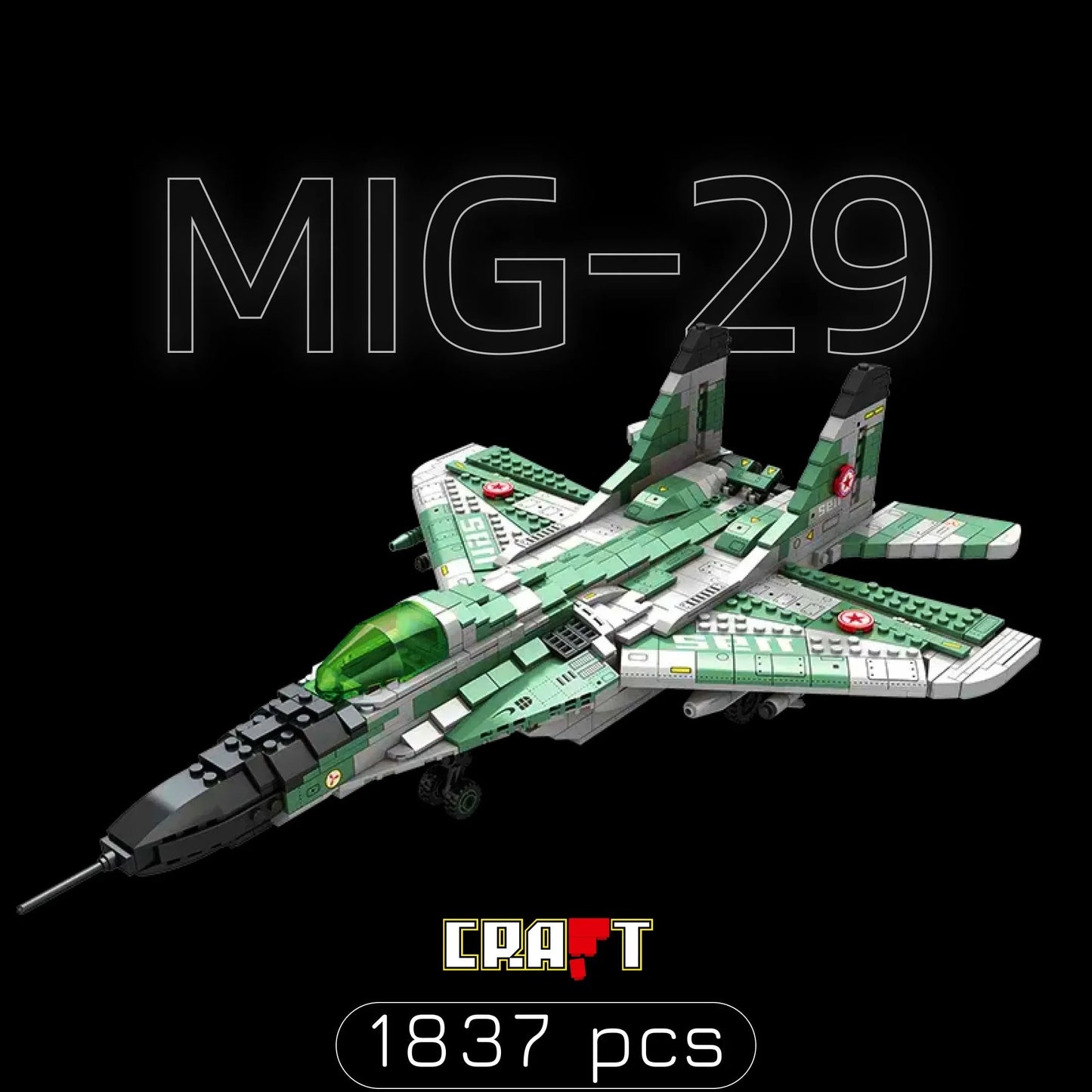 MiG-29 Fighter (1837 pcs)