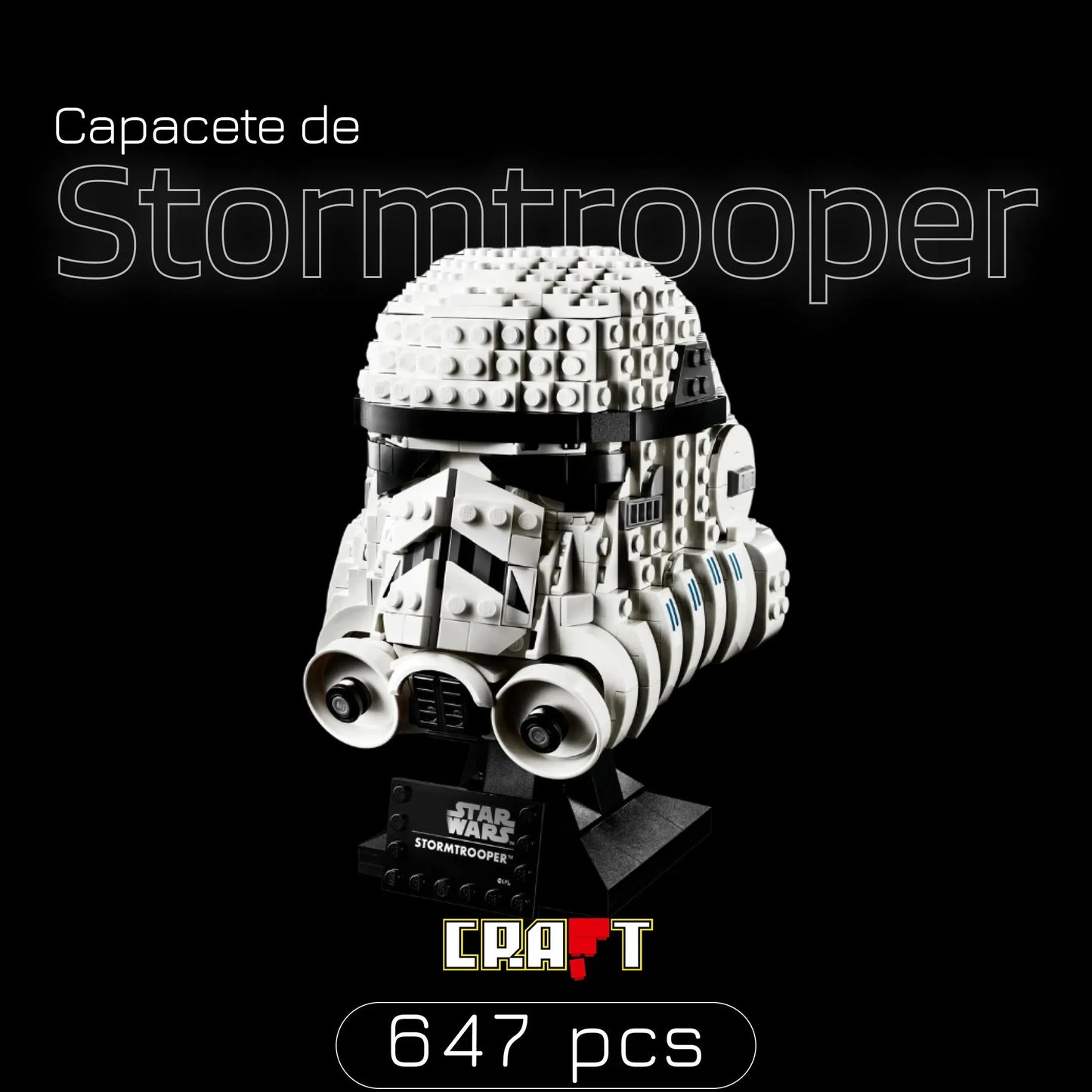 Stormtrooper Helmet (647 pieces)