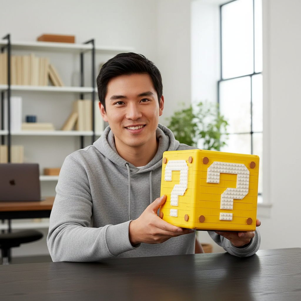 (30% OFF) Super Mario Question Block (2380 pieces)