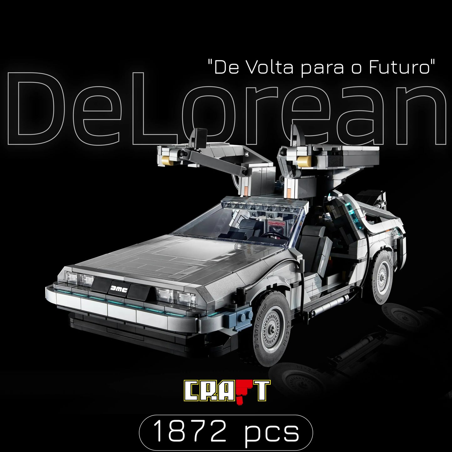 DMC DeLorean "Back to the Future" (1872 pieces)