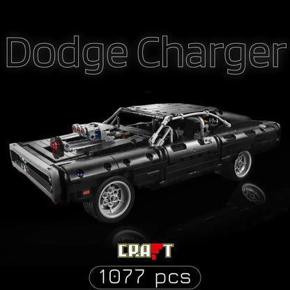 1970 Dodge Charger from Fast and Furious (1077 pieces)