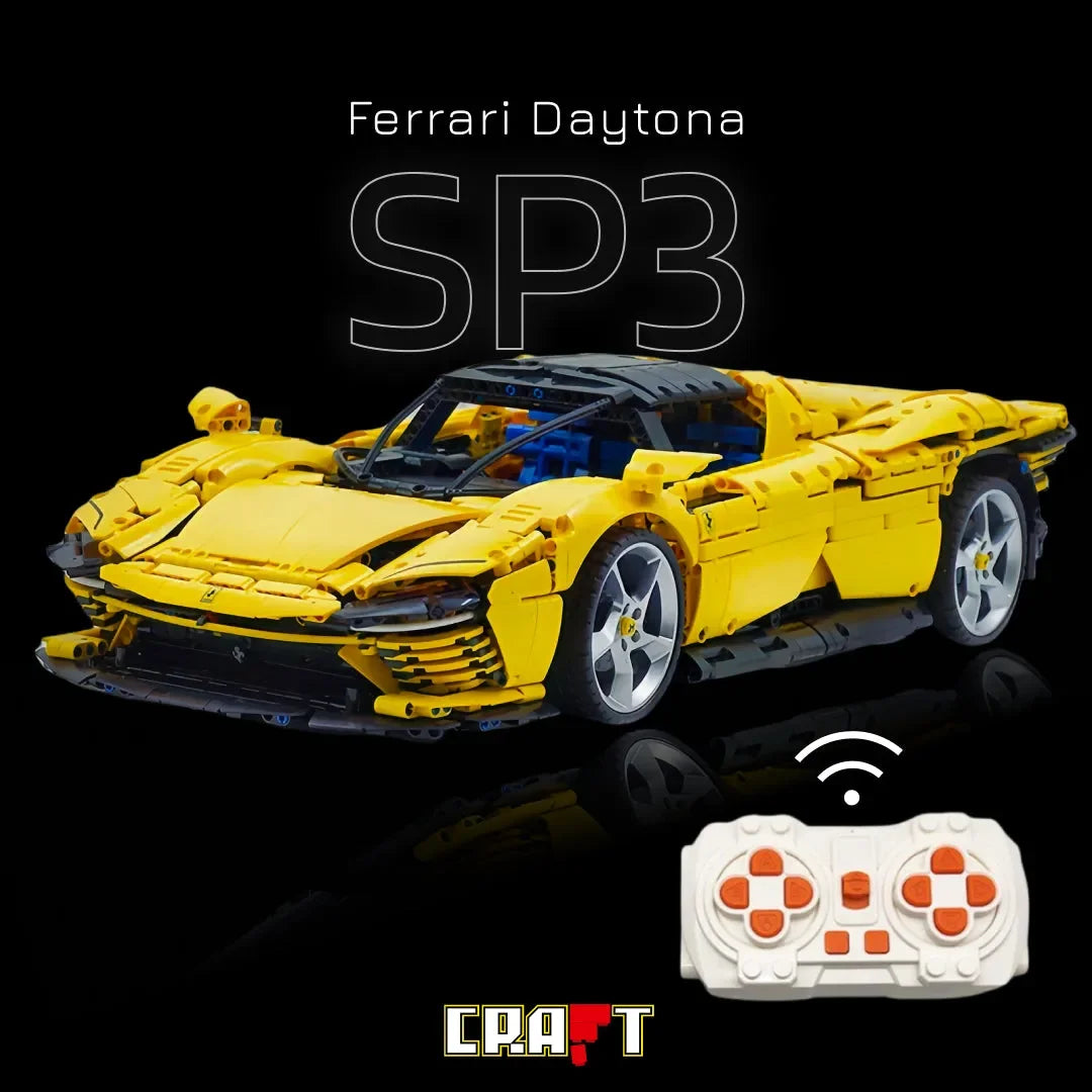 Ferrari Daytona SP3 Yellow (3778 pieces)