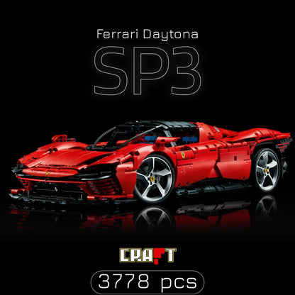 Ferrari Daytona SP3 Red (3778 pieces)