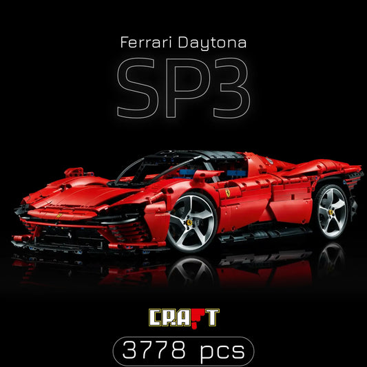 Ferrari Daytona SP3 Red (3778 pieces)