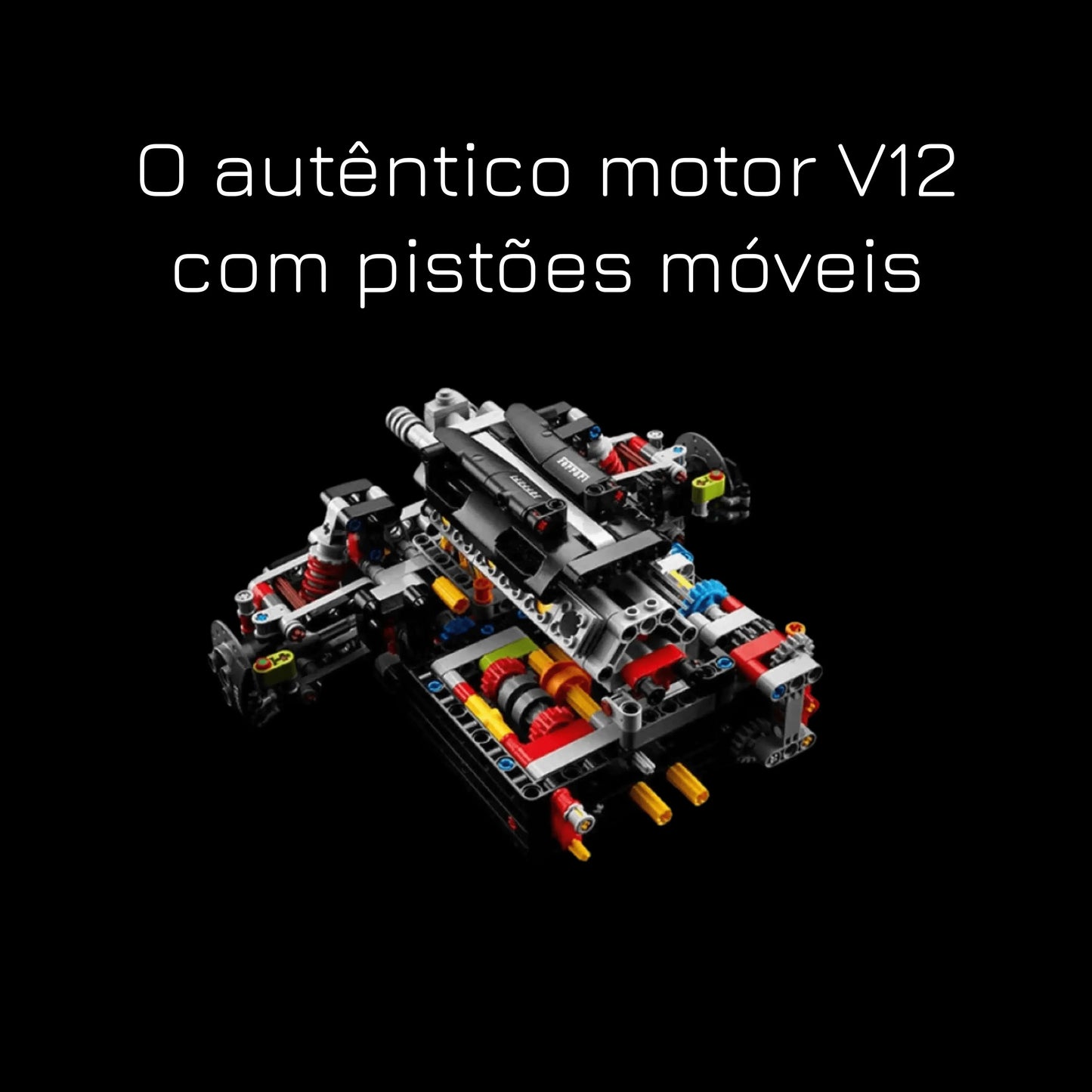 Ferrari Daytona SP3 Red (3778 pieces)