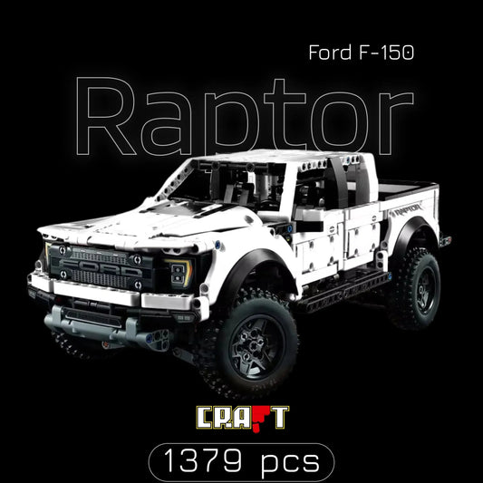 Ford F-150 Raptor White (1379 pcs)