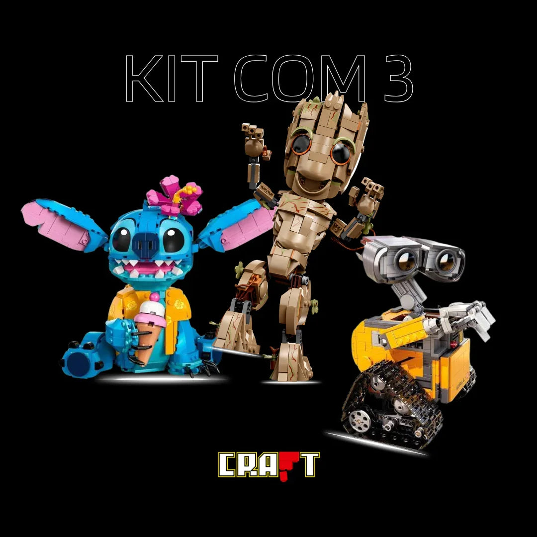 Buy Together! Groot + Wall-E + Stitch