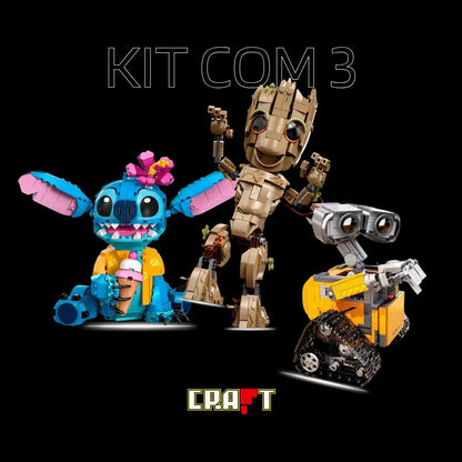 Buy Together! Groot + Wall-E + Stitch
