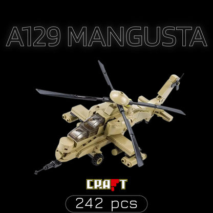 A129 Mangusta Helicopter (242 pieces)