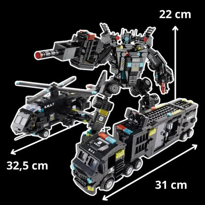 Helicopter, Transformers, and Truck (51 Toys in 3)