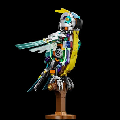 Mechanical Parrot with Lights (688 pieces)