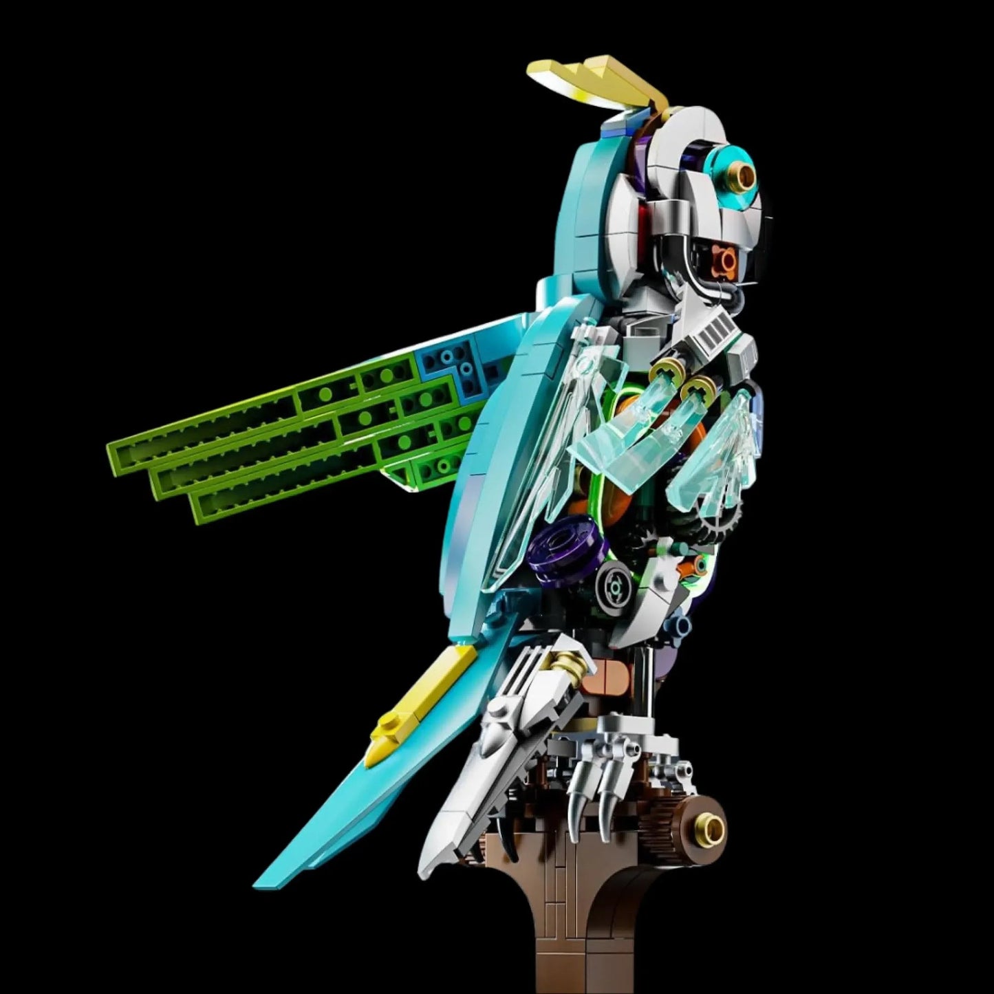 Mechanical Parrot with Lights (688 pieces)