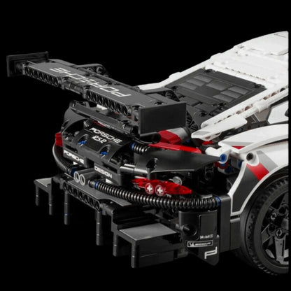 Buy the Porsche 911 RSR and Get an Electric Motor or Lighting Kit for Free! ATTENTION: THIS PRODUCT IS NOT FROM THE LEGO BRAND, BUT IS A 100% IDENTICAL REPLICA