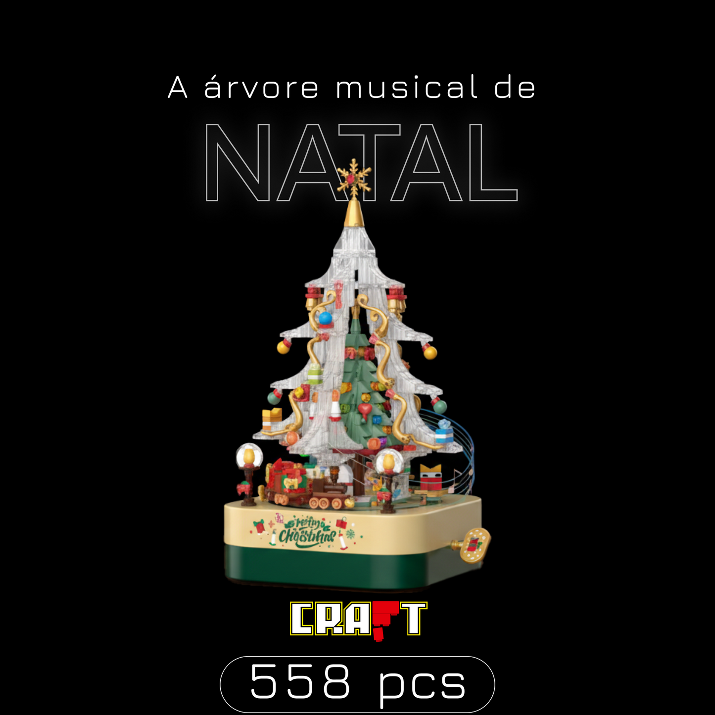 The Musical Christmas Tree (558 pieces)