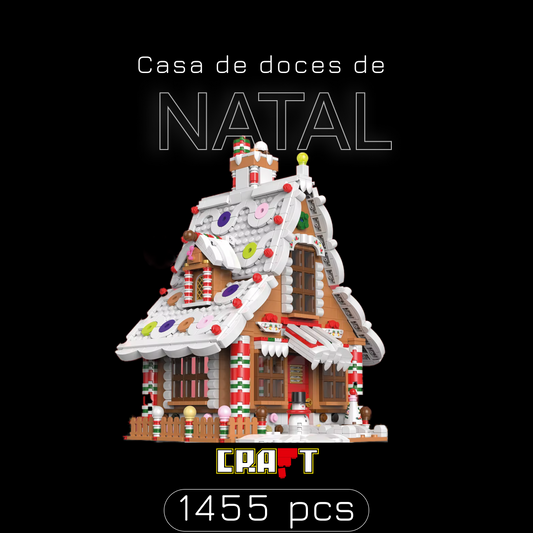 Christmas Candy Houses (1455 pieces)